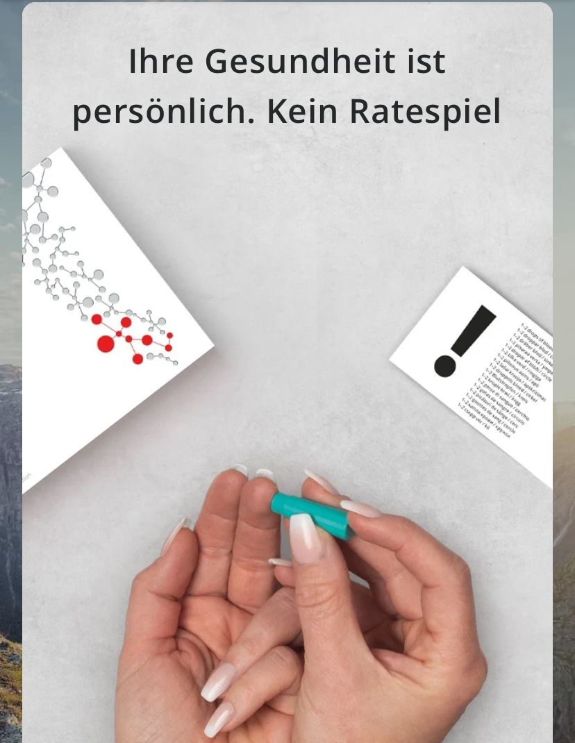 Wisssenschaftlich basierter Blut- Balancetest